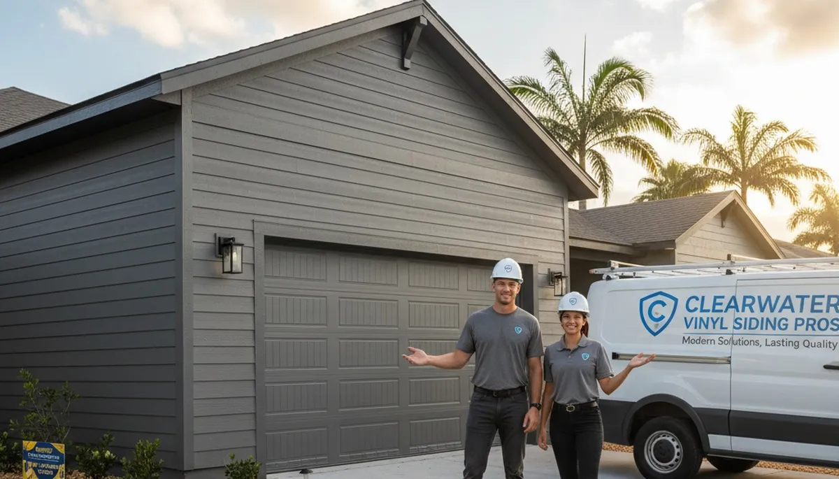 Professional vinyl siding installation on home exterior in Tampa, FL