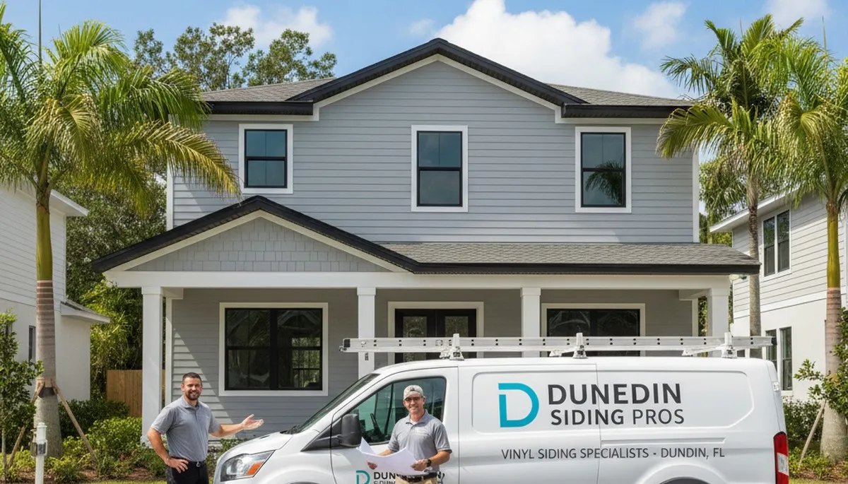 Professional vinyl siding installation on home exterior in Tampa FL